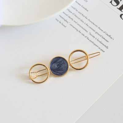 Round metal hairpin hair accessories